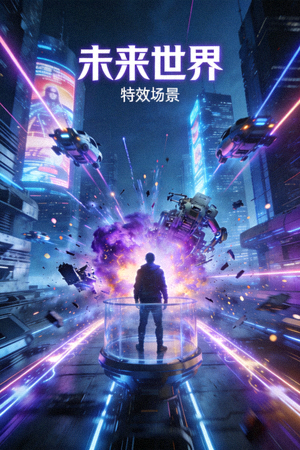 科幻电影《未来世界》特效场景